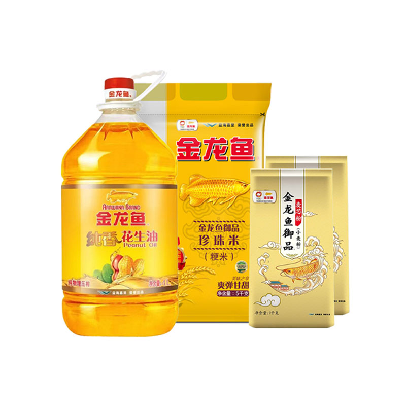 金龙鱼米面油组合4L+7.0kg
                  